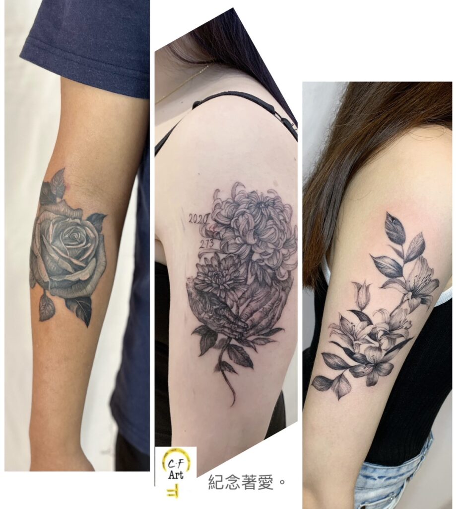 選擇對個人具有獨特含義的刺青花朵圖案